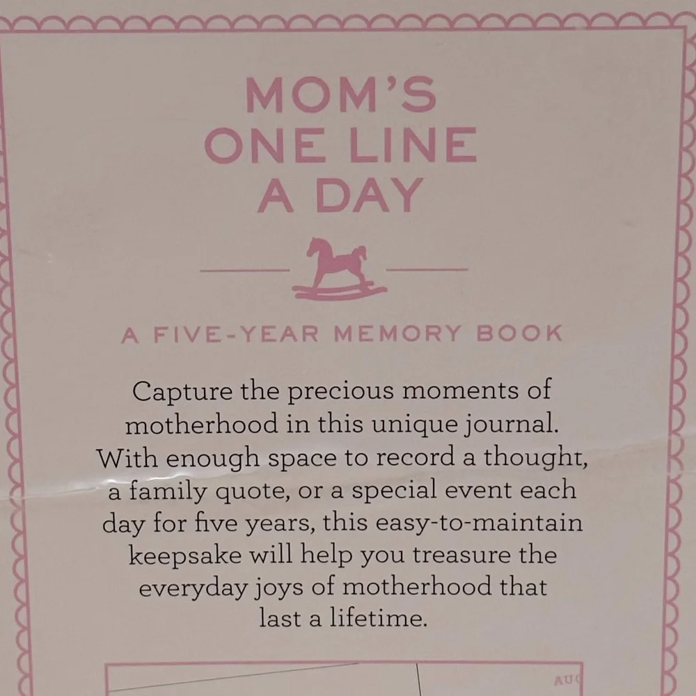 Mom’s‎ One Line A Day Five Year Memory Book Diary